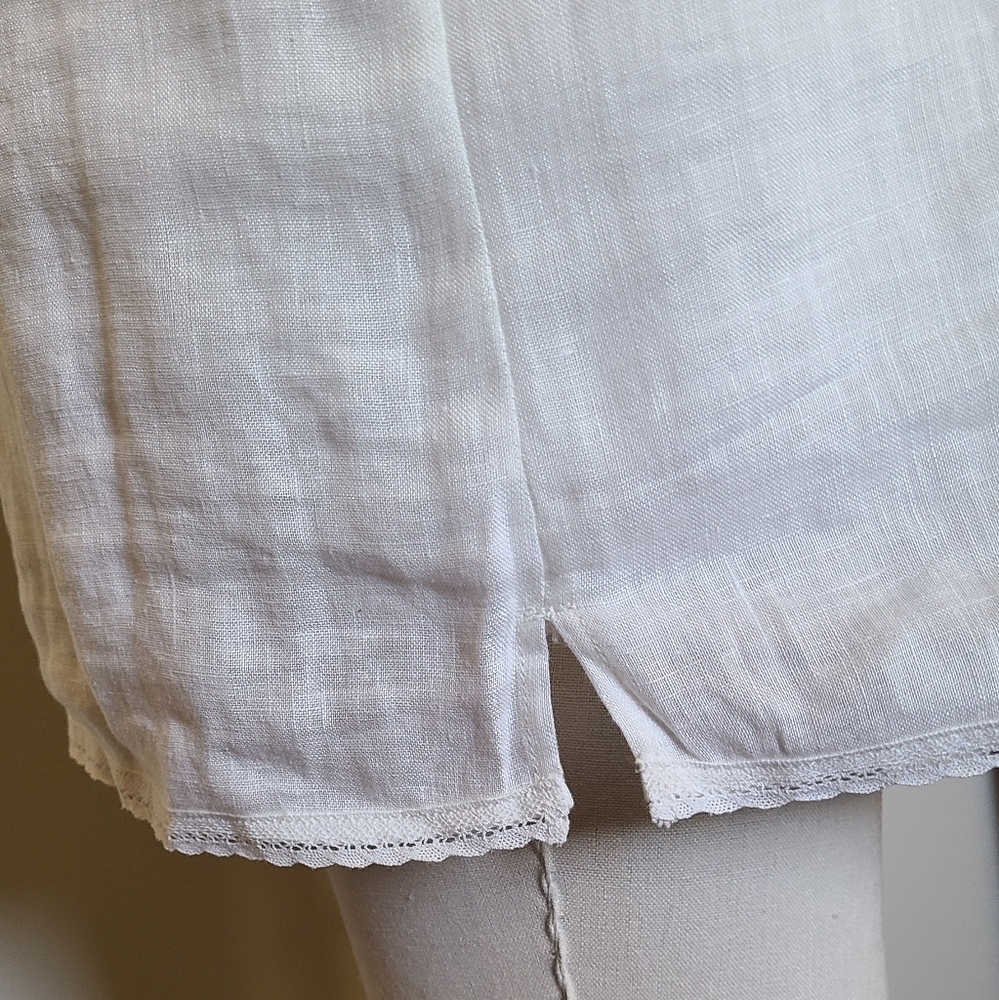 SWAPPED NWT Basic Linen Slip in White - Picture 9 of 13